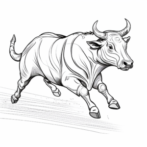 Spanish Bullfight Coloring Pages 1
