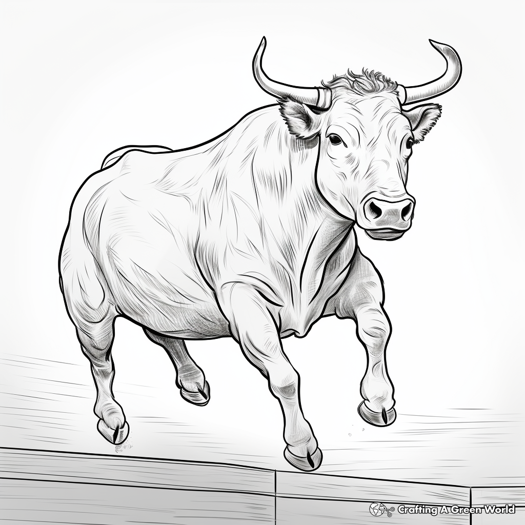 Spanish Bullfight Coloring Pages 2