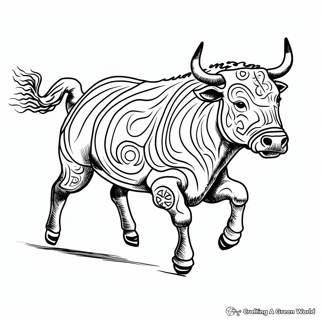 Spanish Bullfight Coloring Pages 3