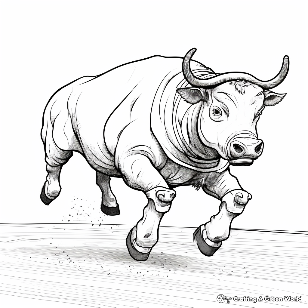 Spanish Bullfight Coloring Pages 4