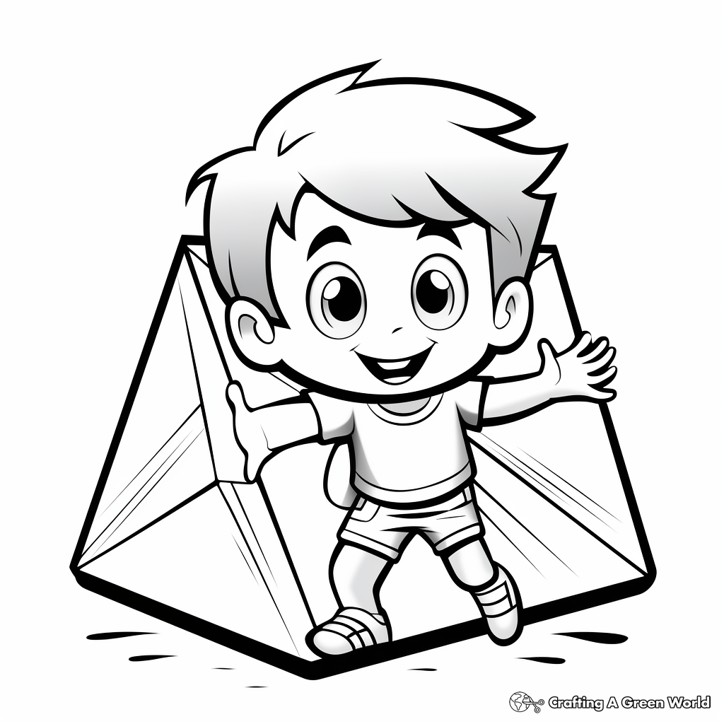 Specific Trapezoidal Prism Coloring Pages 3