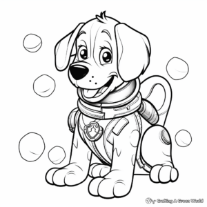 Spectacular Astronaut Pluto Coloring Sheets 1