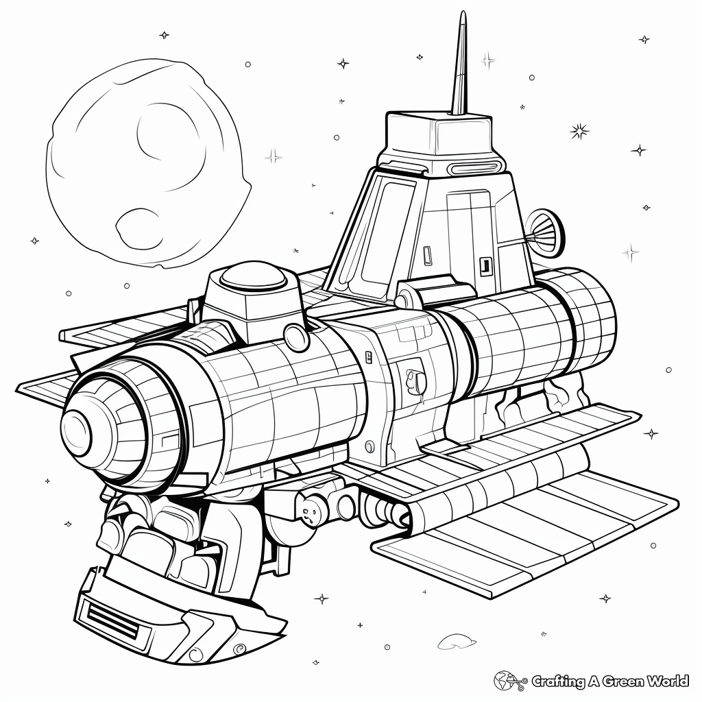 Spectacular Hubble Telescope Images Coloring Pages 1