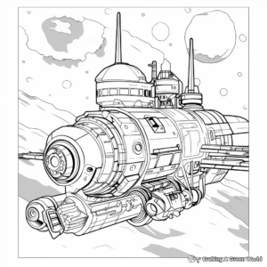 Spectacular Hubble Telescope Images Coloring Pages 2