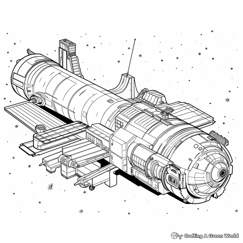 Spectacular Hubble Telescope Images Coloring Pages 3