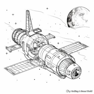 Spectacular Hubble Telescope Images Coloring Pages 4