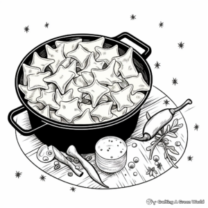 Spicy Jalapeño Mac and Cheese Coloring Pages 4