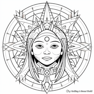 Spiritual Enneagram Coloring Pages 3