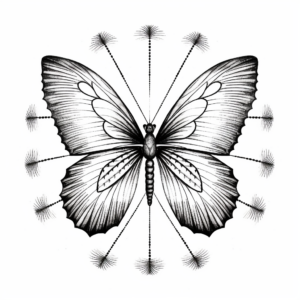 Spiritual Significance of Butterfly Mandala Coloring Pages 1