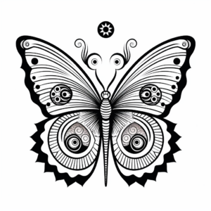 Spiritual Significance of Butterfly Mandala Coloring Pages 3