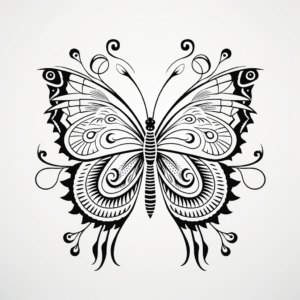 Spiritual Significance of Butterfly Mandala Coloring Pages 4