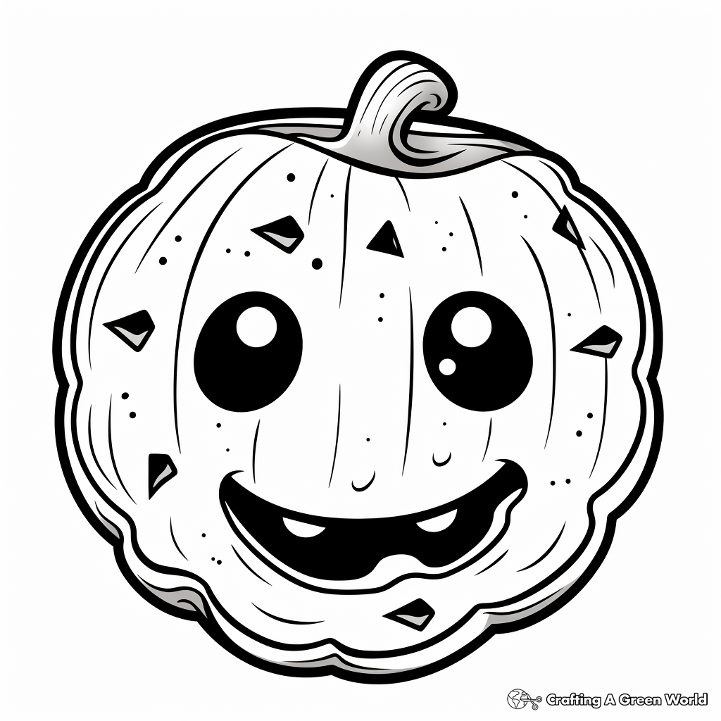 Spooky Halloween Cookie Coloring Pages 2