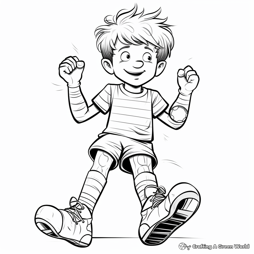 Sport Socks Coloring Pages 2