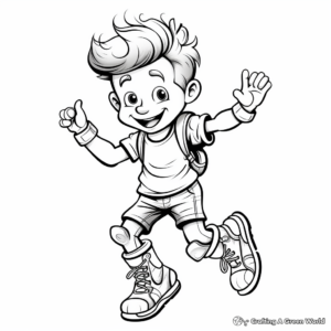 Sport Socks Coloring Pages 3