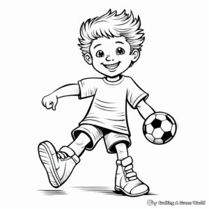 Sport Socks Coloring Pages 4
