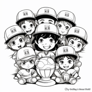 Sports Team Cowboy Hat Coloring Pages: Support Your Team! 3
