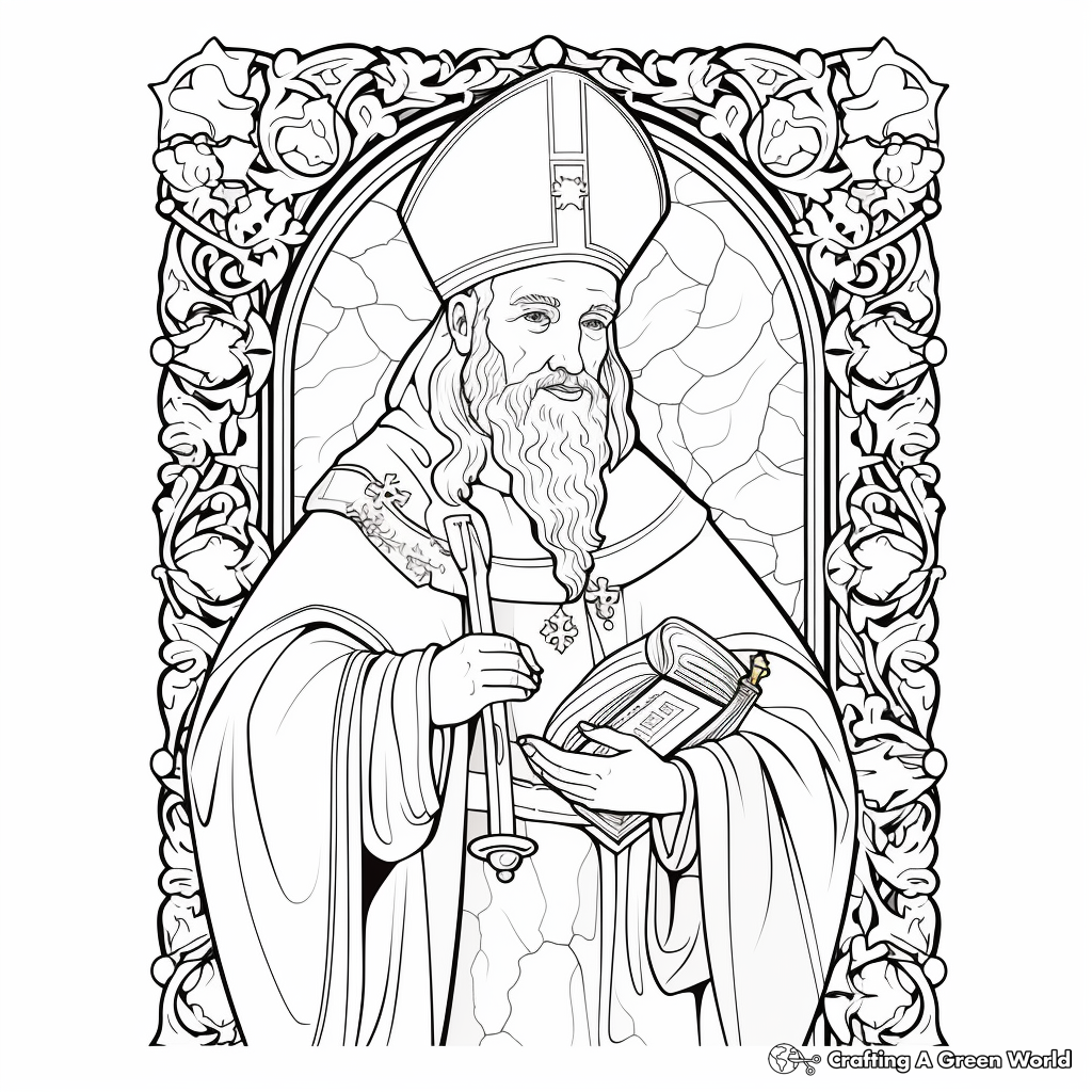 St Patrick's Day Blessings and Sayings Coloring Pages 1