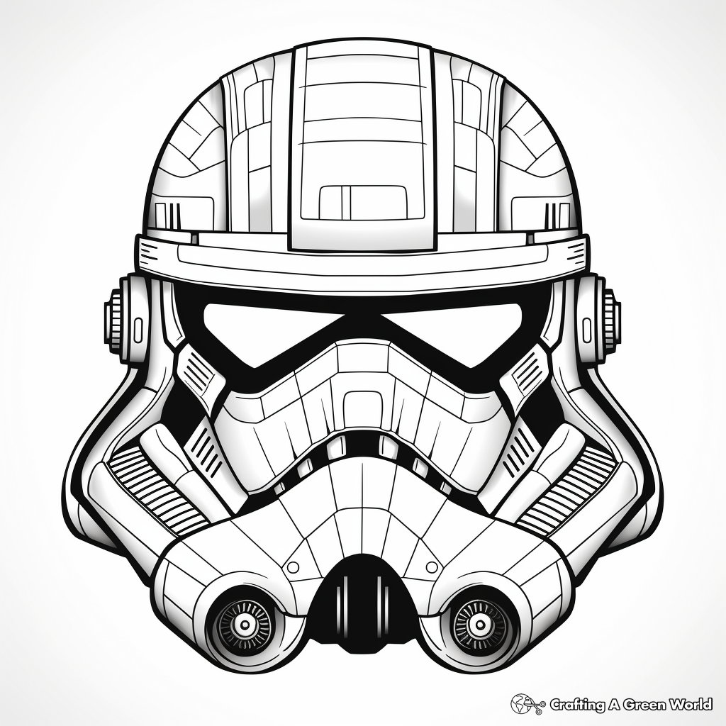 Star Wars Symmetrical Coloring Pages 3