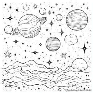 Stars and Constellations Coloring Pages 2
