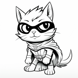 Stealthy Spy Kitty Coloring Pages 4