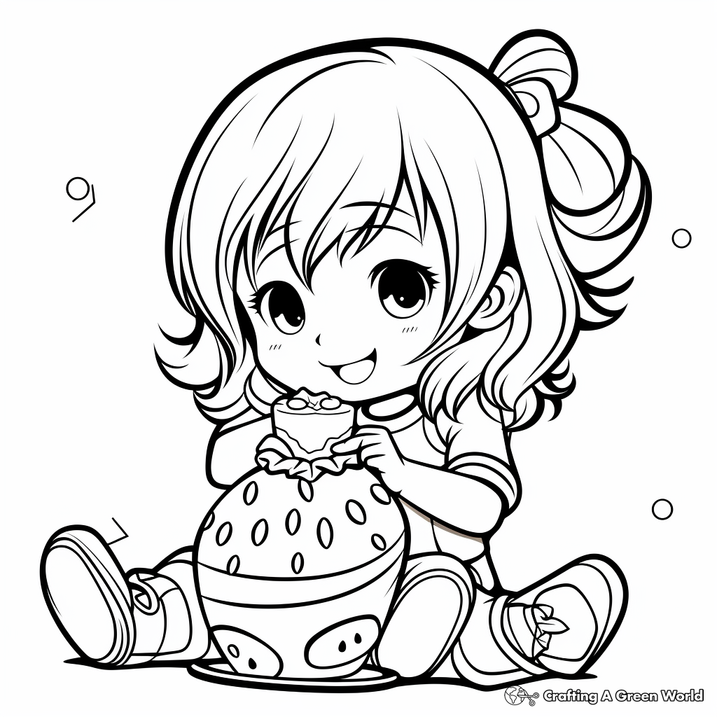 Strawberry Shortcake Coloring Pages 1