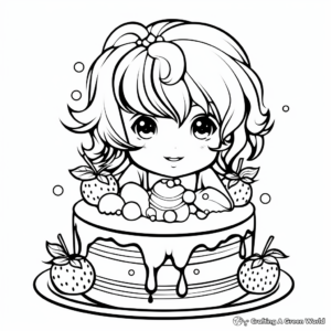 Strawberry Shortcake Coloring Pages 2