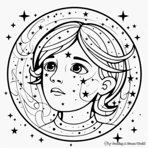 Striking Scorpius Constellation Coloring Pages 1