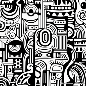 Stunning Abstract Patterns Coloring Pages for Adults 1
