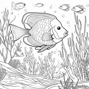 Stunning Ocean Life Coloring Pages 3