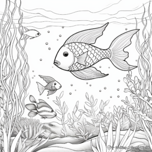 Stunning Ocean Life Coloring Pages 4