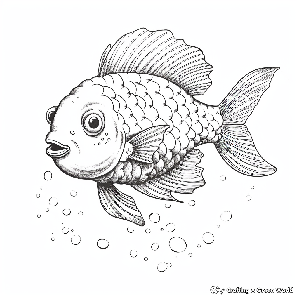 Stunning Spotted Sunfish Printable Coloring Pages 3