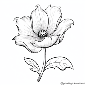 Stunning Tulip Flower Coloring Pages for Hobbyists 1