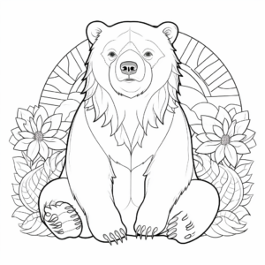 Sun Bear Coloring Pages for Animal Lovers 2