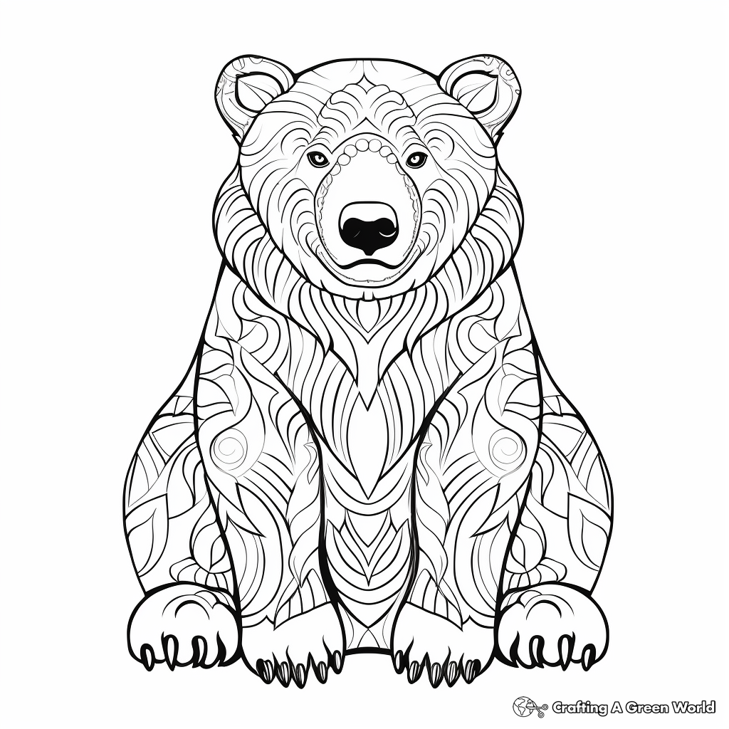 Sun Bear Coloring Pages for Animal Lovers 3
