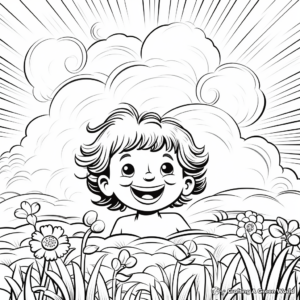 Sunny Summer Coloring Pages 1
