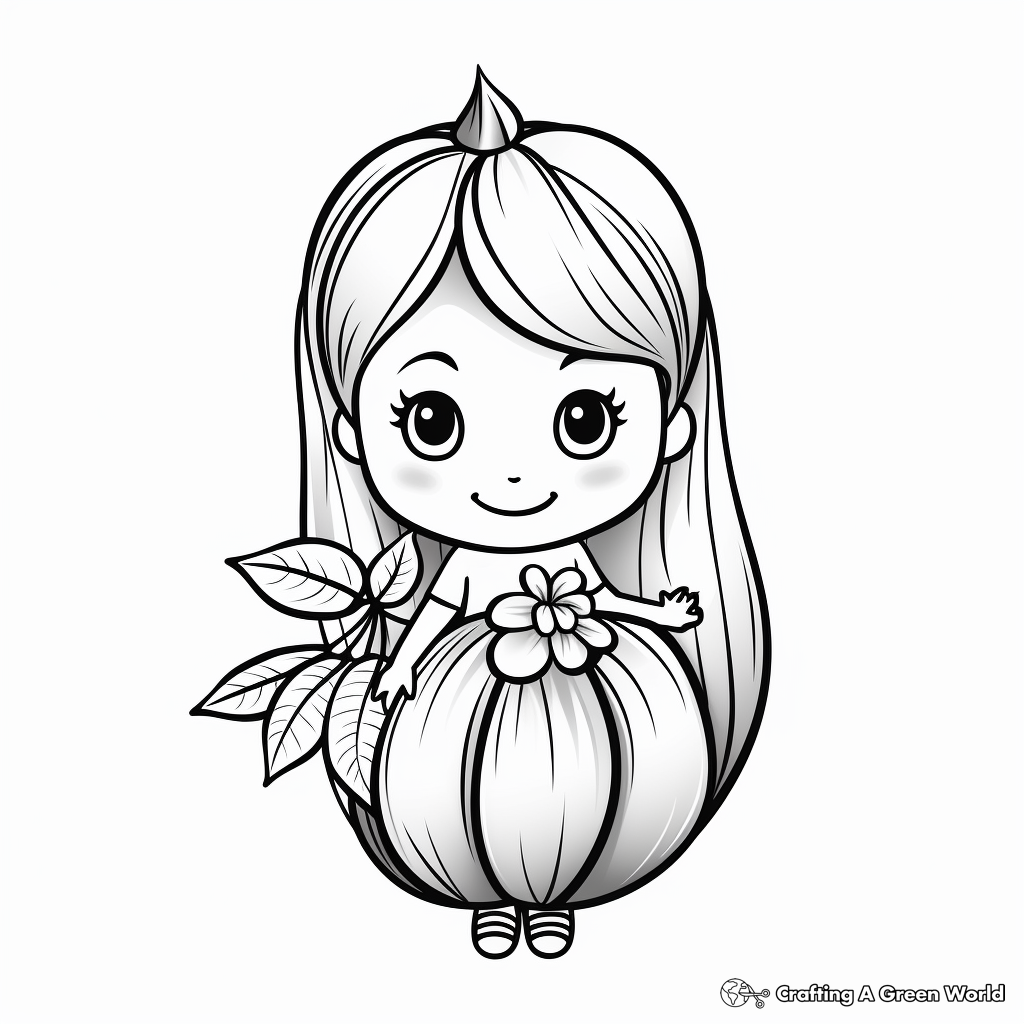 Sweet and Spicy Thai Pepper Coloring Pages 1