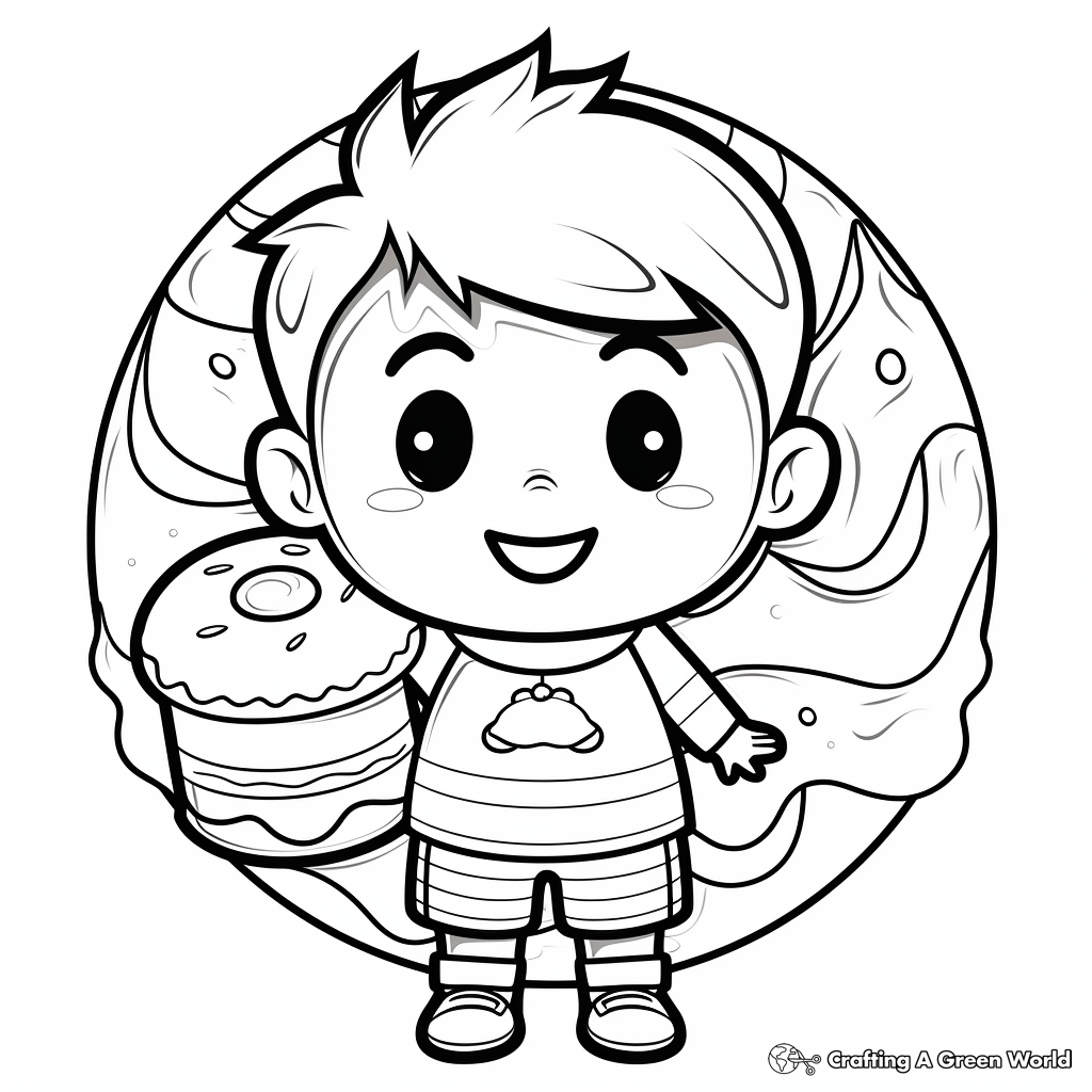 Sweet Christmas Cookie Coloring Pages 2