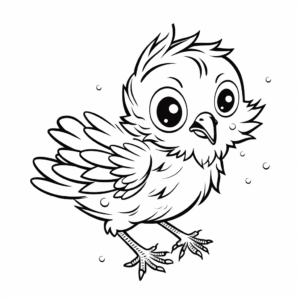 Sweet Dove Coloring Pages for Peaceful Moments 3