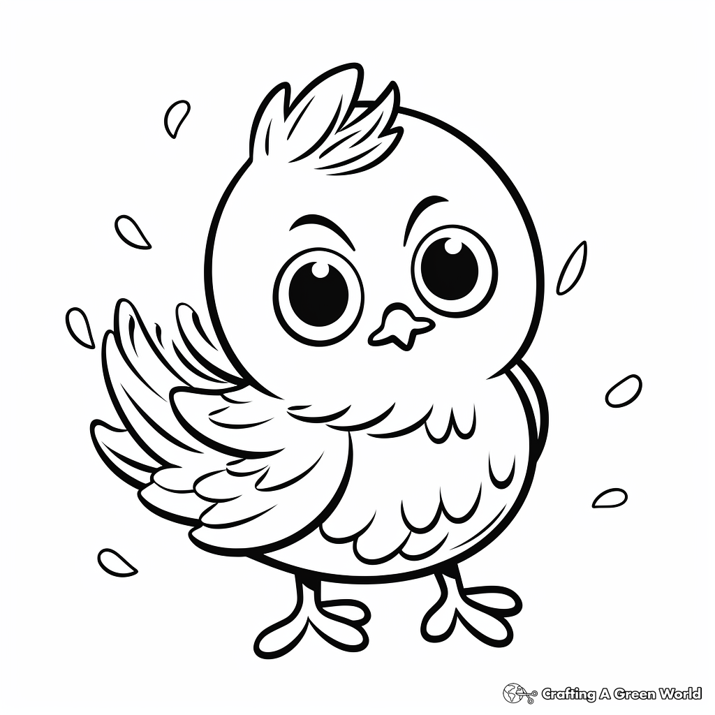 Sweet Dove Coloring Pages for Peaceful Moments 4