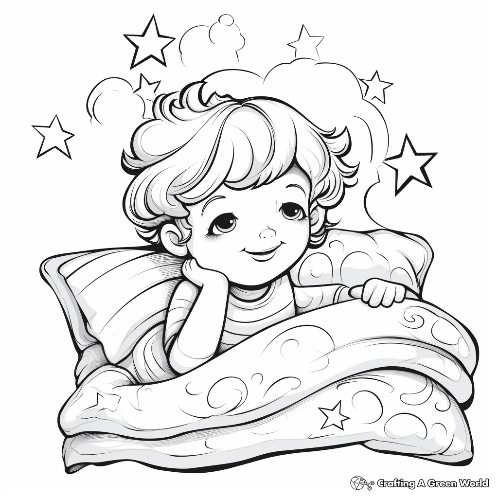 Sweet Dreams: Bedtime Inspirational Coloring Pages 3