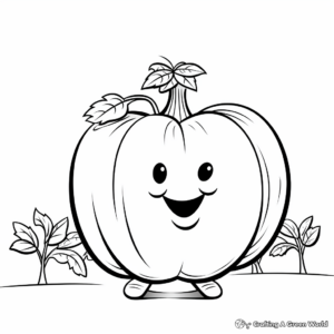 Sweet Southern Bell Pepper Coloring Pages 1