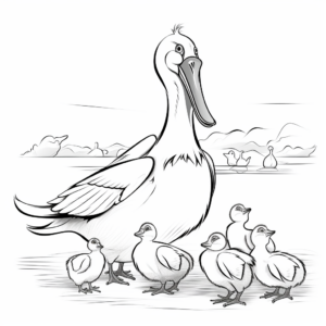 Teaching Resource: Pelican Life Cycle Coloring Pages 1