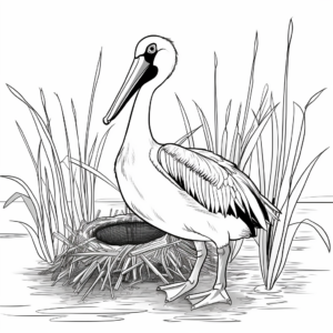 Teaching Resource: Pelican Life Cycle Coloring Pages 2