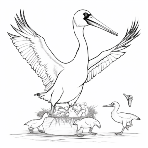 Teaching Resource: Pelican Life Cycle Coloring Pages 3