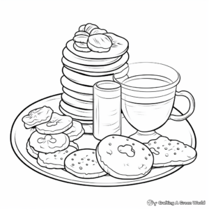 Teatime Biscuit Coloring Pages for Children 4