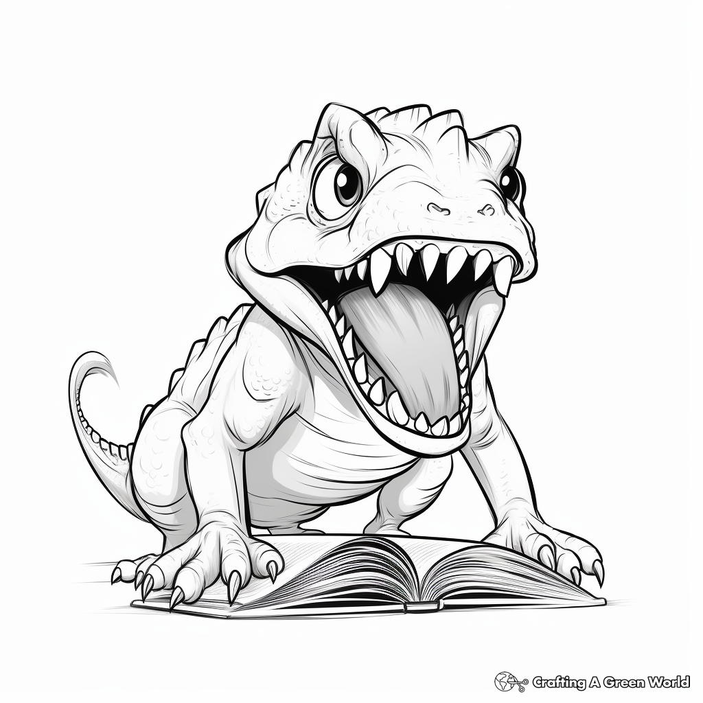 Terrifying Carnivores Dinosaurs Coloring Pages 2