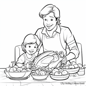 Thanksgiving: Gratitude and Kindness Coloring Pages 4