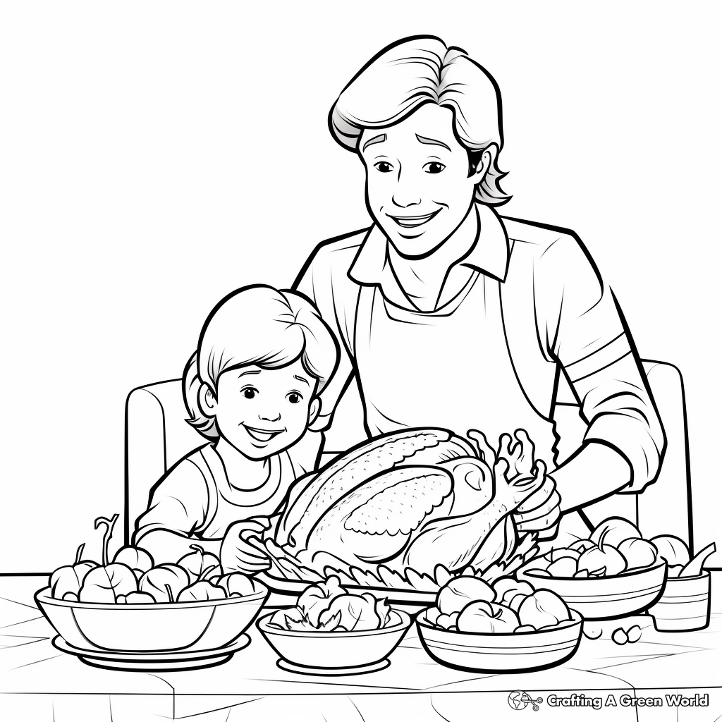 Thanksgiving: Gratitude and Kindness Coloring Pages 4