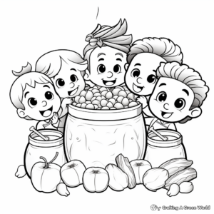 The Grains Group: Printable Coloring Pages 1
