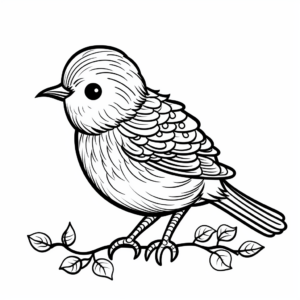 The Melancholic Hungarian Blue Bird Coloring Pages 2